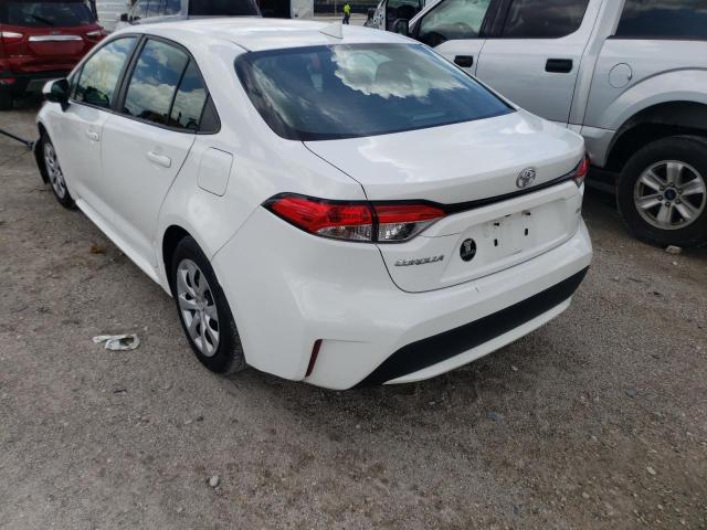 Photo 3 from auction – 2020 TOYOTA COROLLA LE with VIN 5YFEPRAEXLP019004
