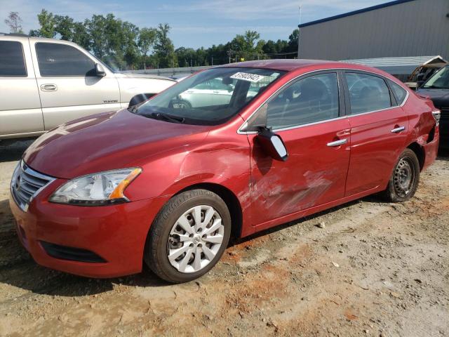 Photo 2 from auction – 2014 NISSAN SENTRA S with VIN 3N1AB7AP1EY248289