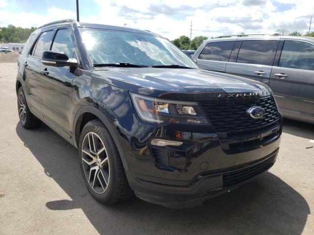 FORD EXPLORER S 2018 with VIN 1FM5K8GT8JGA66377 - Photo from auction