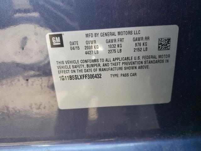 Photo 10 from auction – 2015 CHEVROLET MALIBU LS with VIN 1G11B5SLXFF306432