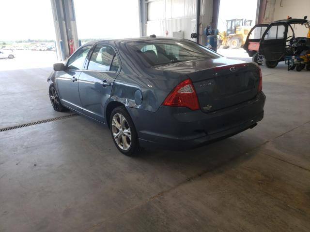 Photo 3 from auction – 2012 FORD FUSION SE with VIN 3FAHP0HA4CR306267