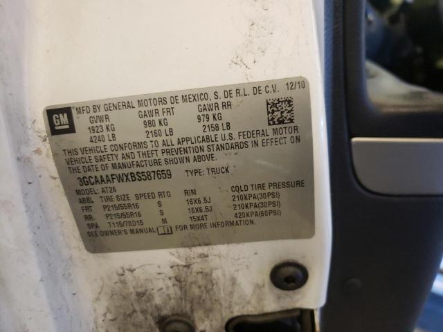 Photo 10 from auction – 2011 CHEVROLET HHR PANEL with VIN 3GCAAAFWXBS587659