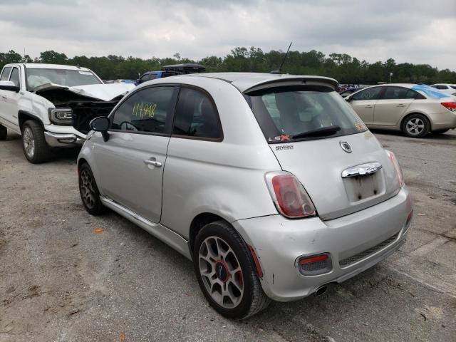 Photo 3 from auction – 2012 FIAT 500 SPORT with VIN 3C3CFFBR3CT125595