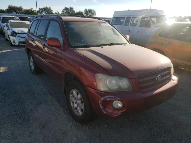 TOYOTA HIGHLANDER 2003 с VIN JTEHF21A930124398 - Фото с аукциона