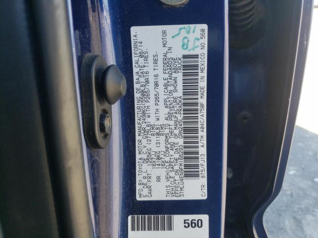 Photo 10 from auction – 2015 TOYOTA TACOMA DOU with VIN 3TMLU4EN9FM166293
