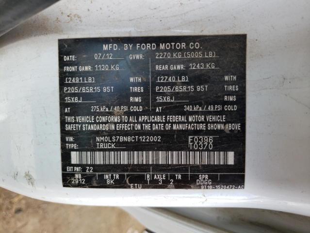 Photo 10 from auction – 2012 FORD TRANSIT CO with VIN NM0LS7BN8CT122002