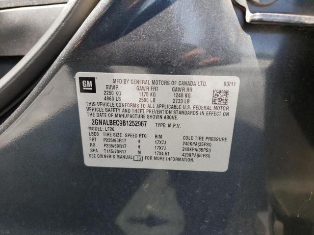 Photo 10 from auction – 2011 CHEVROLET EQUINOX LS with VIN 2GNALBEC9B1252967