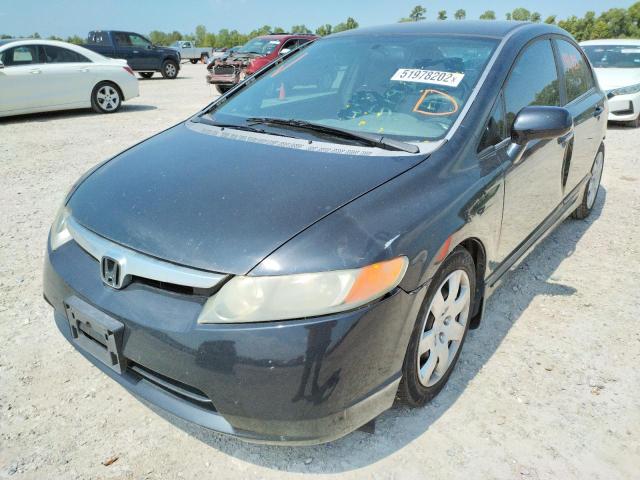 Photo 2 from auction – 2008 HONDA CIVIC LX with VIN 1HGFA16518L074331