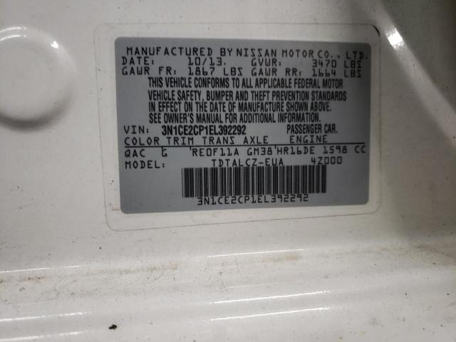 Photo 10 from auction – 2014 NISSAN VERSA NOTE with VIN 3N1CE2CP1EL392292