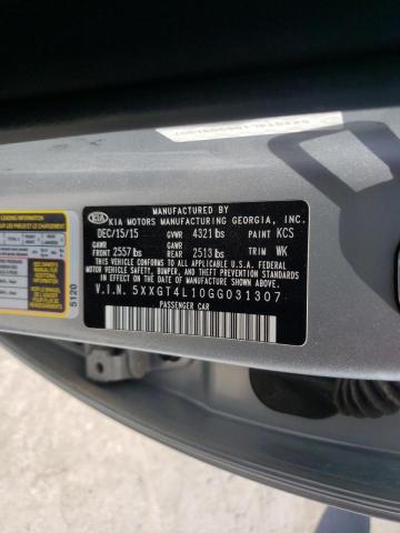 Photo 10 from auction – 2016 KIA OPTIMA LX with VIN 5XXGT4L10GG031307