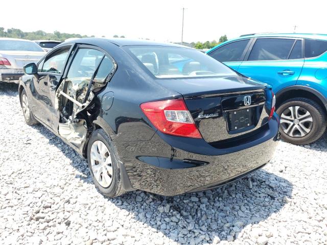 Photo 3 from auction – 2012 HONDA CIVIC LX with VIN 19XFB2F56CE056068