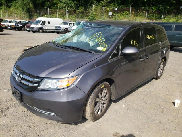 Photo 2 from auction – 2016 HONDA ODYSSEY EX with VIN 5FNRL5H46GB023085