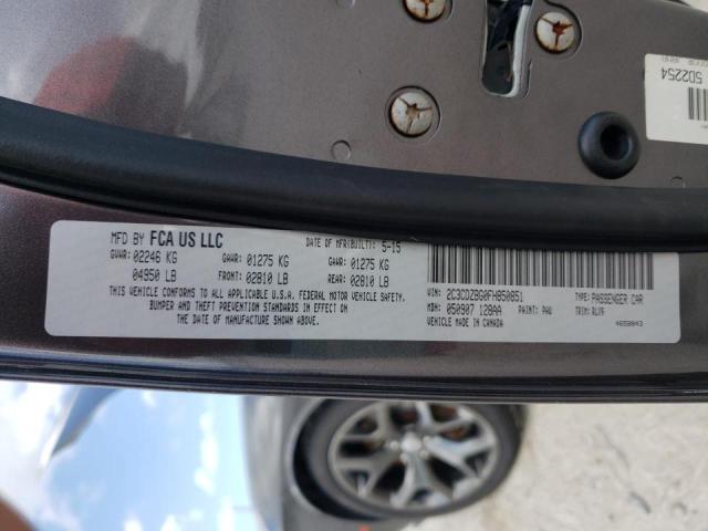 Photo 10 from auction – 2015 DODGE CHALLENGER with VIN 2C3CDZBG0FH850851