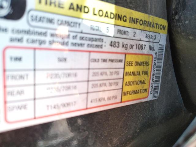 Photo 10 from auction – 2006 MAZDA TRIBUTE I with VIN 4F2YZ02Z66KM34943