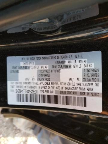 Photo 10 from auction – 2016 MAZDA 3 SPORT with VIN 3MZBM1T73GM323331
