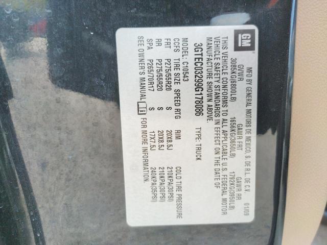 Photo 10 from auction – 2009 GMC SIERRA C15 with VIN 3GTEC03299G178086