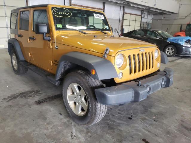 JEEP WRANGLER U 2014 with VIN 1C4BJWDG4EL177351 - Photo from auction