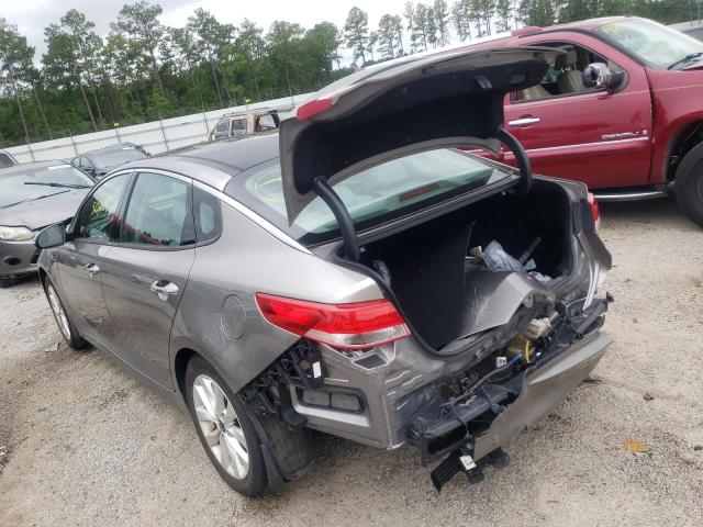 Photo 3 from auction – 2016 KIA OPTIMA EX with VIN 5XXGU4L31GG093068