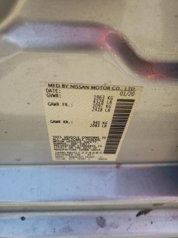 Photo 10 from auction – 2020 NISSAN ALTIMA S with VIN 1N4BL4BV5LC224485