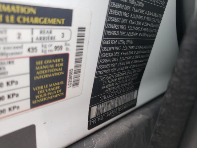 Photo 10 from auction – 2015 LAND ROVER RANGE ROVE with VIN SALGS2VF0FA208585