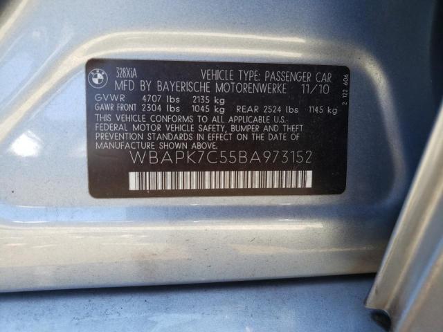 Photo 10 from auction – 2011 BMW 328 XI with VIN WBAPK7C55BA973152