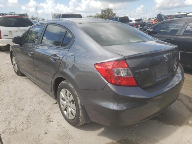 Photo 3 from auction – 2012 HONDA CIVIC LX with VIN 19XFB2F54CE061088