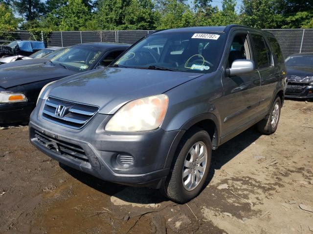 Photo 2 from auction – 2006 HONDA CR-V EX with VIN SHSRD78866U403465