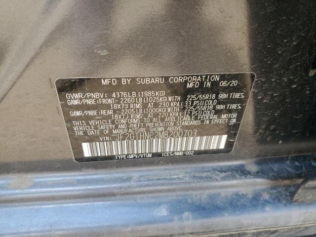 Photo 10 from auction – 2021 SUBARU CROSSTREK with VIN JF2GTHNC2M8200703