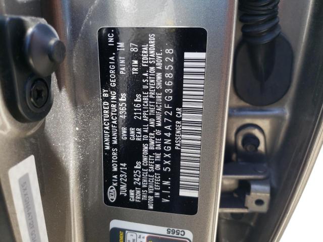 Photo 10 from auction – 2015 KIA OPTIMA EX with VIN 5XXGN4A72FG368528