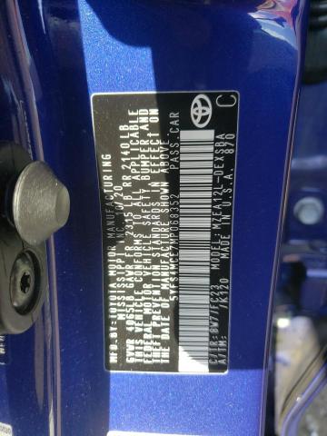 Photo 10 from auction – 2021 TOYOTA COROLLA SE with VIN 5YFS4MCE7MP068352