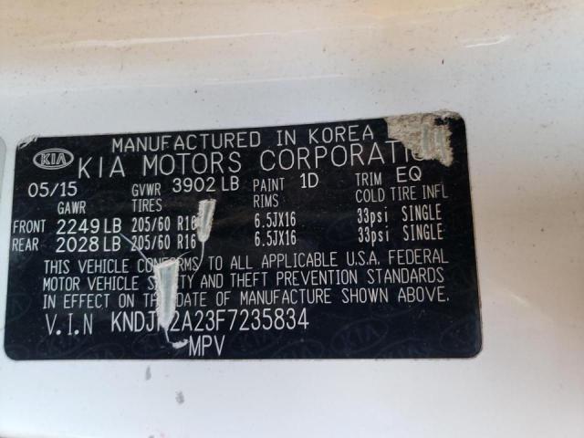 Photo 10 from auction – 2015 KIA SOUL with VIN KNDJN2A23F7235834