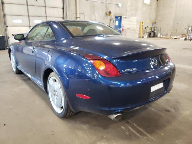 Photo 3 from auction – 2003 LEXUS SC 430 with VIN JTHFN48Y030036433