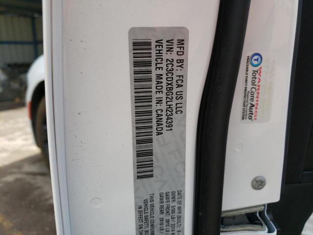 Photo 10 from auction – 2020 DODGE CHARGER SX with VIN 2C3CDXBG2LH234391