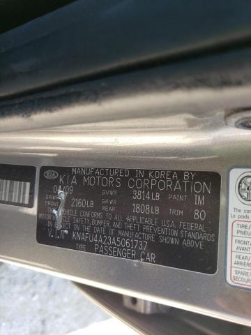 Photo 10 from auction – 2010 KIA FORTE EX with VIN KNAFU4A23A5061737
