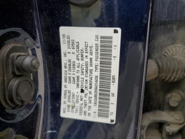 Photo 10 from auction – 2009 ACURA TL with VIN 19UUA86269A014404