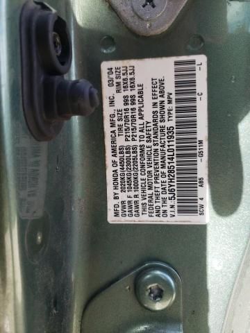 Photo 10 from auction – 2004 HONDA ELEMENT EX with VIN 5J6YH28514L011935