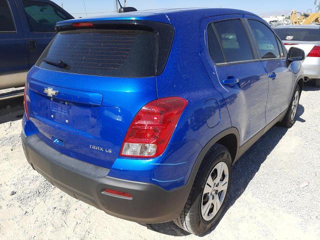 Photo 4 from auction – 2016 CHEVROLET TRAX LS with VIN KL7CJKSB4GB574066
