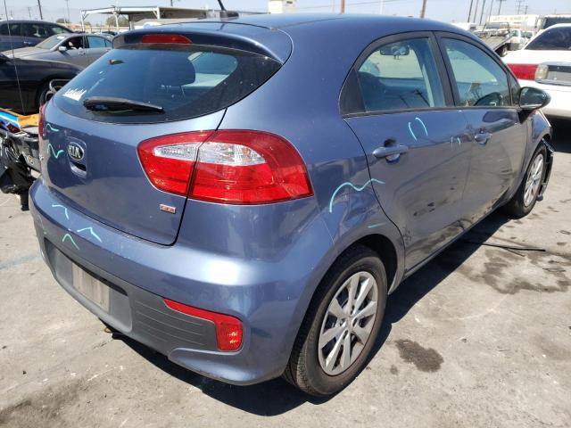 Photo 4 from auction – 2016 KIA RIO LX with VIN KNADM5A38G6639582
