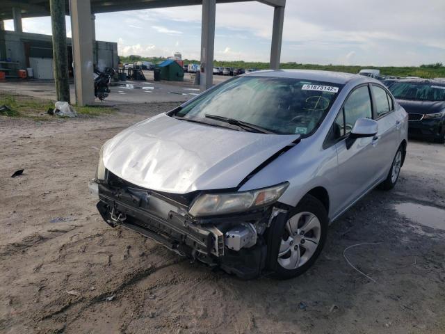 Photo 2 from auction – 2013 HONDA CIVIC LX with VIN 19XFB2F51DE017874