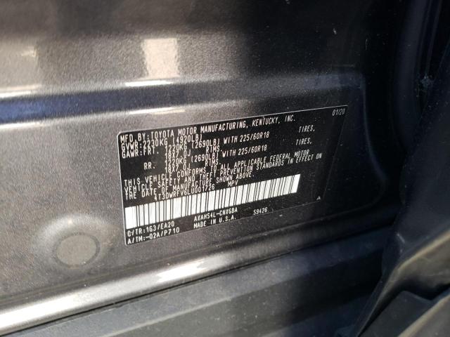 Photo 10 from auction – 2020 TOYOTA RAV4 LIMIT with VIN 4T3DWRFV6LU001726