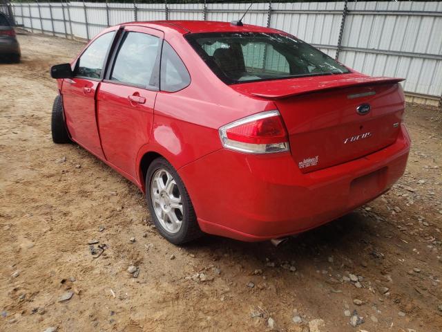 Photo 3 from auction – 2008 FORD FOCUS with VIN 1FAHP35N88W193517