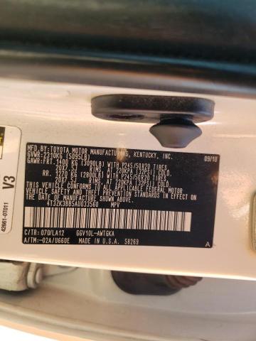 Photo 10 from auction – 2010 TOYOTA VENZA with VIN 4T3ZK3BB5AU033560