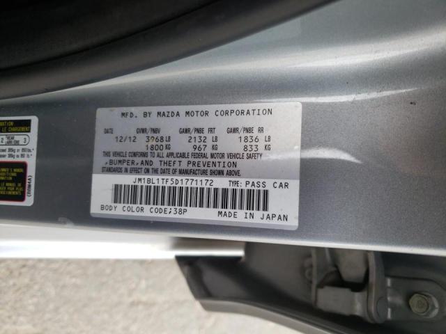 Photo 10 from auction – 2013 MAZDA 3 I with VIN JM1BL1TF5D1771172
