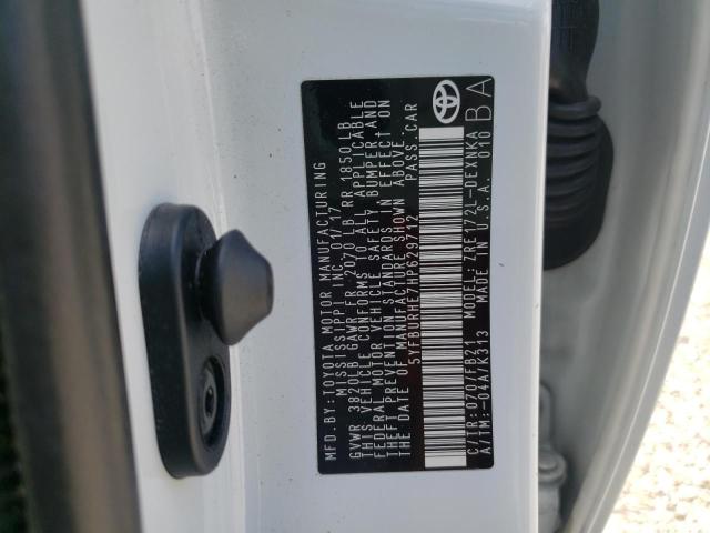 Photo 10 from auction – 2017 TOYOTA COROLLA L with VIN 5YFBURHE7HP629712