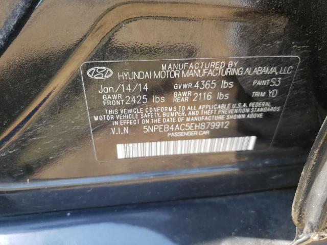 Photo 10 from auction – 2014 HYUNDAI SONATA GLS with VIN 5NPEB4AC5EH879912