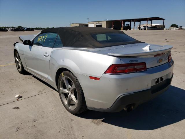 Photo 3 from auction – 2014 CHEVROLET CAMARO LT with VIN 2G1FB3D37E9297333