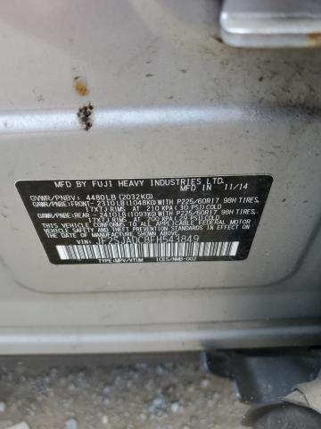 Photo 10 from auction – 2015 SUBARU FORESTER 2 with VIN JF2SJADC8FH543849