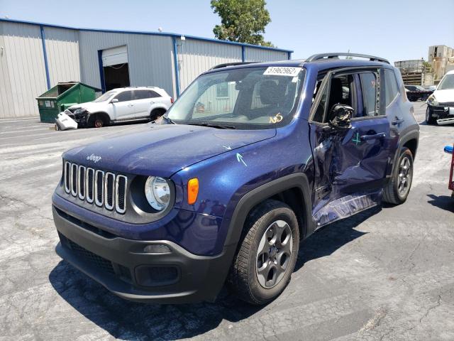 Photo 2 from auction – 2017 JEEP RENEGADE S with VIN ZACCJAAB9HPF37164