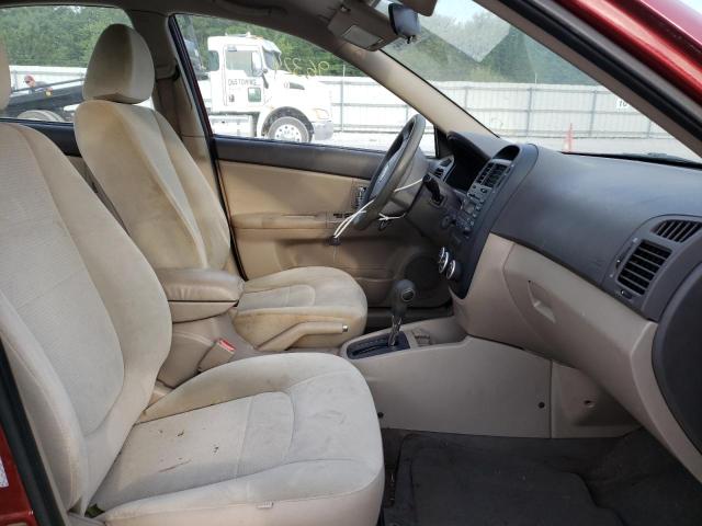 Photo 5 from auction – 2009 KIA SPECTRA EX with VIN KNAFE221595605352
