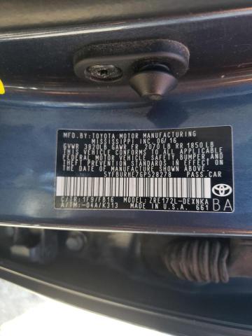Photo 10 from auction – 2016 TOYOTA COROLLA L with VIN 5YFBURHE7GP528278